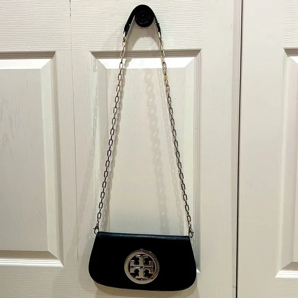 Tory Burch Purse/Clutch - Vintage | Color: Black and Silver - Picture 5 of 5